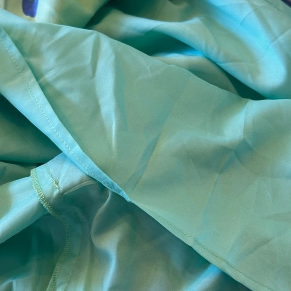 Likely NWT SZ O Karrica Green and Blue Floral  midi/ maxi Dress‎ - Picture 14 of 16